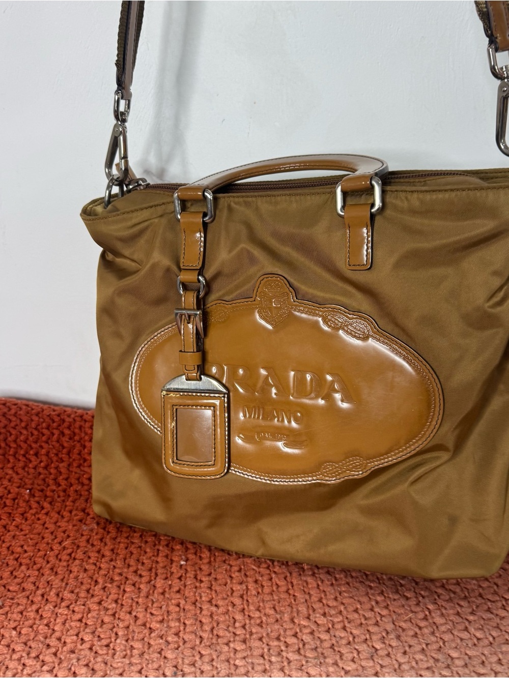 Prada Tessuto Nylon Top Handle Bag - Picture 2 of 14